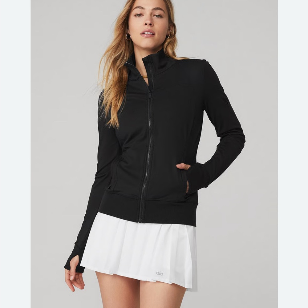 ALO mesh sleeves zip up Jacket